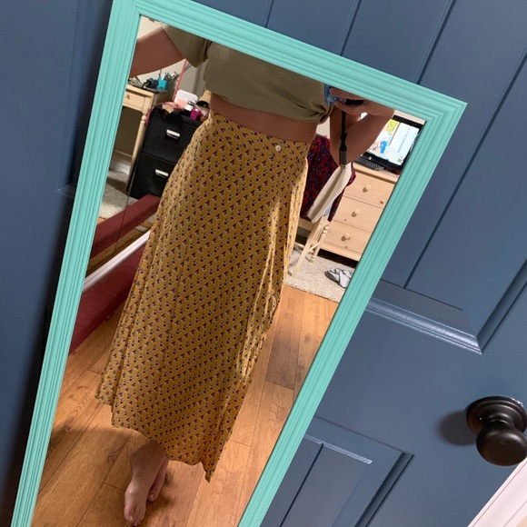 Vintage Breeches long floral print wrap skirt Sml - Picture 3 of 8